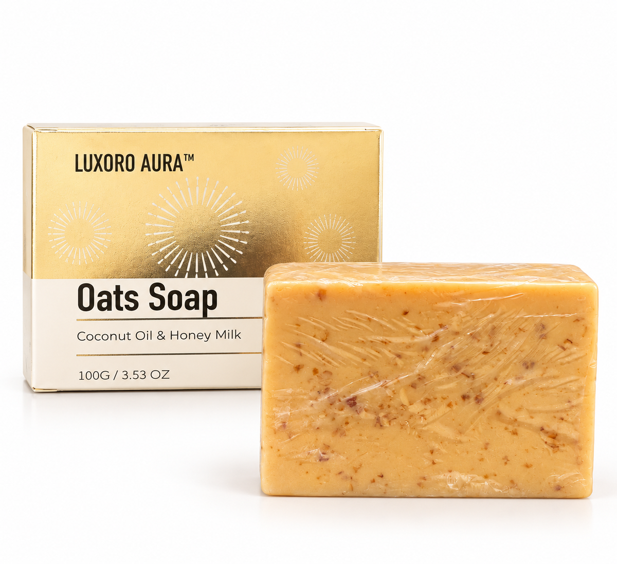 LUXORO AURA Oats Soap.